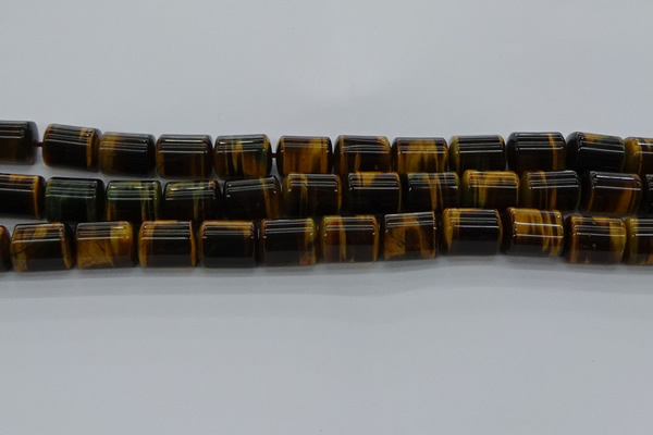 CTB541 15.5 inches 10*13mm triangle yellow tiger eye beads wholesale
