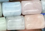 CTB602 15.5 inches 10*11mm - 10*12mm tube morganite beads
