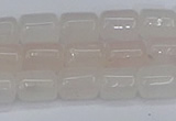 CTB700 15.5 inches 6*8mm tube rose quartz beads wholesale