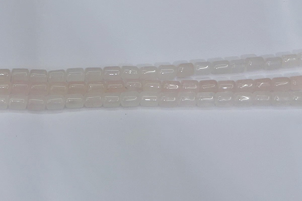 CTB700 15.5 inches 6*8mm tube rose quartz beads wholesale