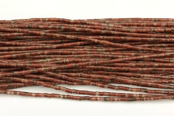CTB991 15 inches 2*4mm tube gemstone beads