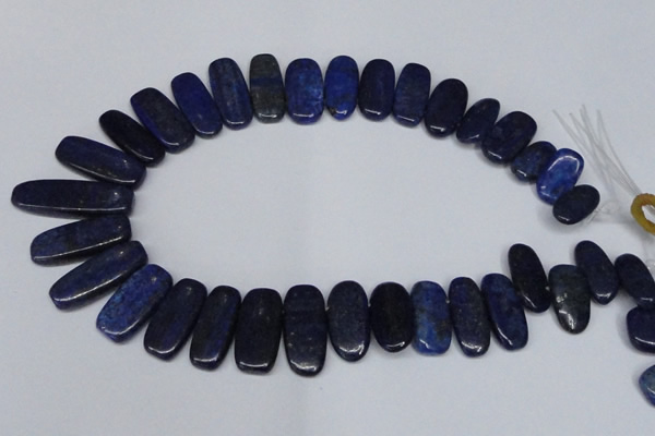 CTD1581 Top drilled 10*20mm - 12*35mm freeform lapis lzuli beads
