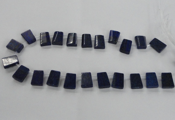 CTD1589 Top drilled 13*18mm trapezoid lapis lazuli gemstone beads