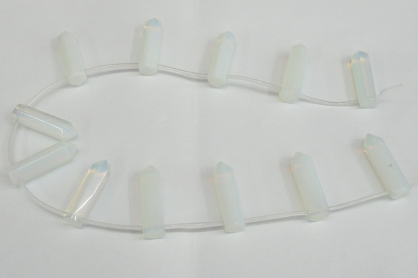 CTD1800 Top drilled 10*30mm - 10*32mm sticks opal beads wholesale