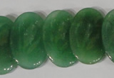 CTD23 Top drilled 20*30mm oval green aventurine beads wholesale