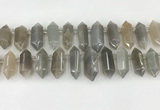 CTD2393 Top drilled 13*30mm - 14*42mm sticks moonstone beads