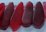 CTD2702 15.5 inches 10*25mm - 18*50mm freeform agate beads