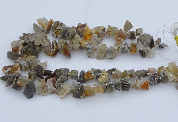 CTD3591 Top drilled 8*10mm - 15*25mm freeform druzy agate beads