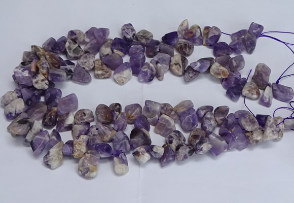 CTD3602 Top drilled 10*14mm - 13*18mm nuggets dogtooth amethyst beads