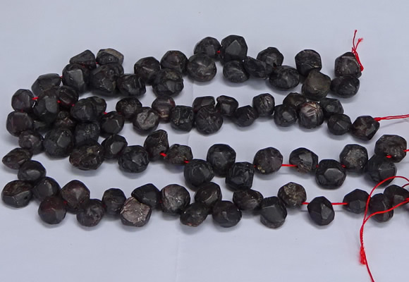 CTD3605 Top drilled 10*14mm - 13*18mm nuggets garnet beads