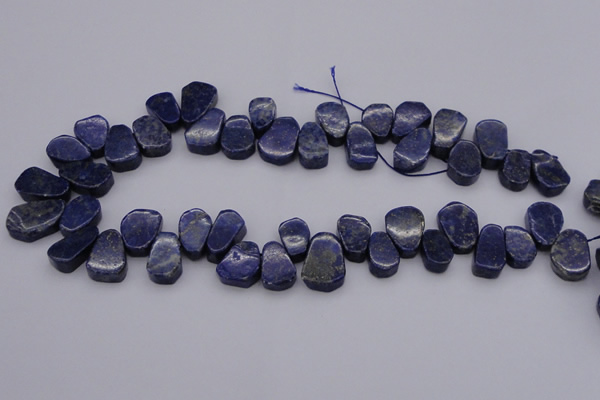 CTD377 Top drilled 10*14mm - 15*20mm freeform lapis lzuli beads