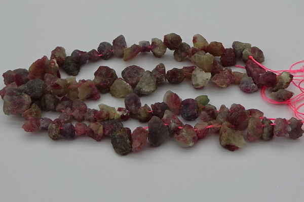 CTD440 Top drilled 8*12mm - 13*18mm nuggets tourmaline beads