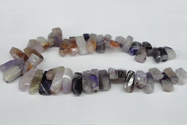 CTD602 Top drilled 10*18mm - 12*28mm nuggets agate gemstone beads