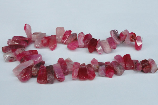 CTD604 Top drilled 10*18mm - 12*28mm nuggets agate gemstone beads