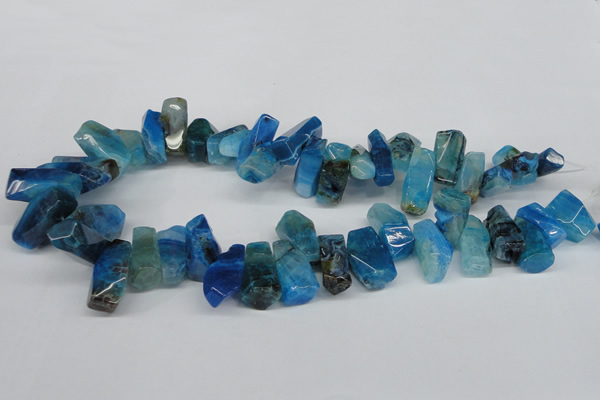 CTD606 Top drilled 10*18mm - 12*28mm nuggets agate gemstone beads