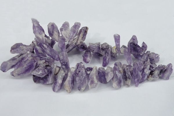 CTD620 Top drilled 12*22mm - 15*40mm nuggets amethyst beads