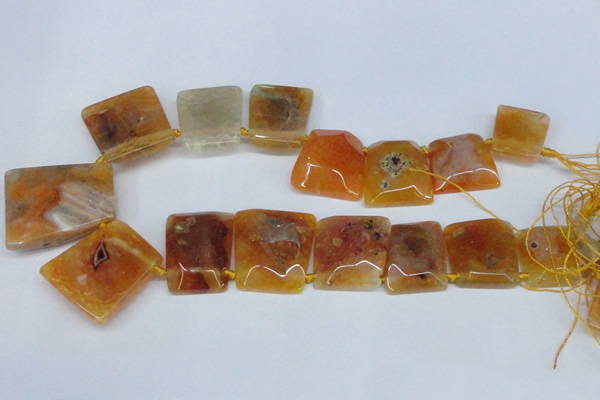 CTD662 Top drilled 25*30mm - 30*40mm freeform agate beads