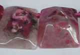 CTD663 Top drilled 25*30mm - 30*40mm freeform agate beads