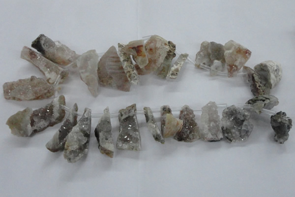 CTD683 Top drilled 12*20mm - 15*45mm freeform agate gemstone beads