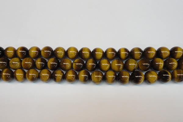 CTE1228 15.5 inches 10mm round A grade yellow tiger eye beads