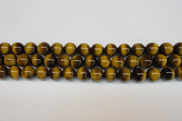 CTE1229 15.5 inches 12mm round A grade yellow tiger eye beads