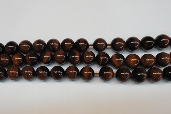 CTE1272 15.5 inches 14mm round AB+ grade red tiger eye beads