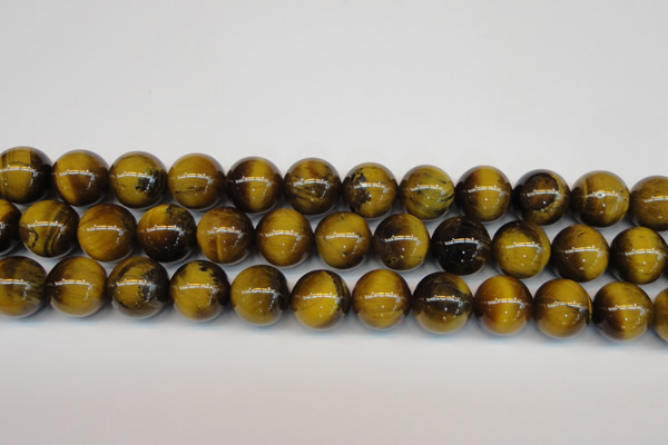 CTE1314 15.5 inches 14mm round B grade yellow tiger eye beads