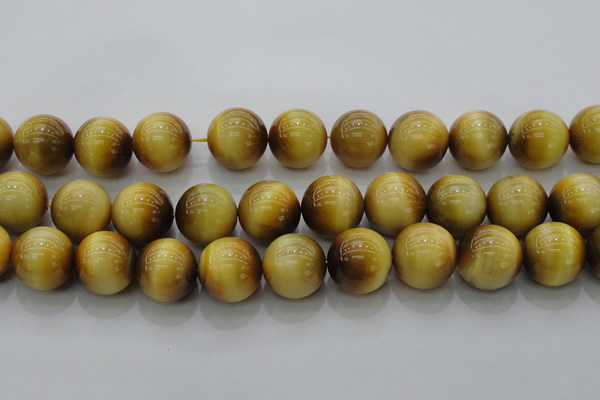 CTE1406 15.5 inches 16mm round golden tiger eye beads wholesale