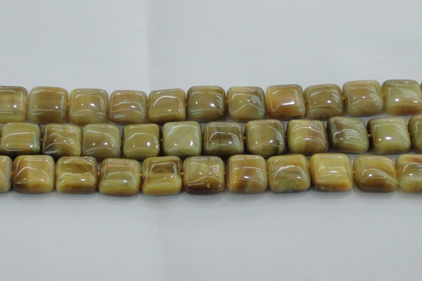CTE1530 15.5 inches 18*18mm square golden tiger eye beads wholesale