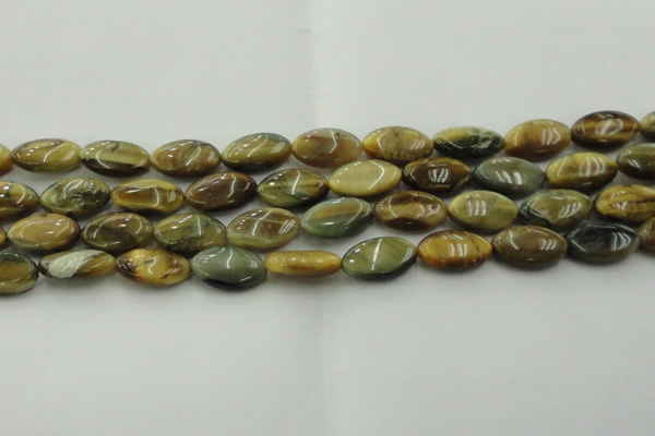 CTE1570 15.5 inches 11*18mm marquise golden & blue tiger eye beads