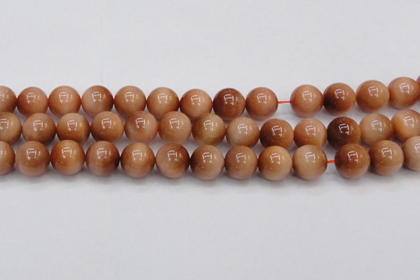 CTE1655 15.5 inches 14mm round sun orange tiger eye beads