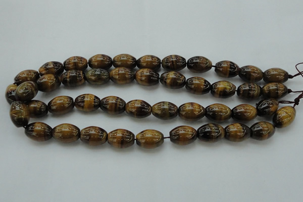 CTE1700 15.5 inches 10*14mm rice yellow tiger eye beads