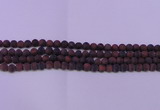 CTE1763 15.5 inches 10mm round matte red tiger eye beads