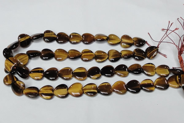 CTE184 15.5 inches 20*20mm heart yellow tiger eye gemstone beads