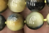 CTE2019 15.5 inches 14mm round golden & blue tiger eye beads wholesale