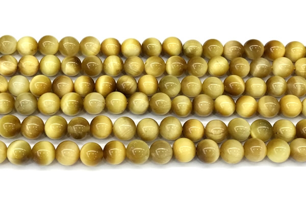 CTE2383 15 inches 8mm round golden tiger eye beads