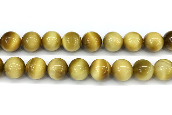 CTE2386 15 inches 14mm round golden tiger eye beads