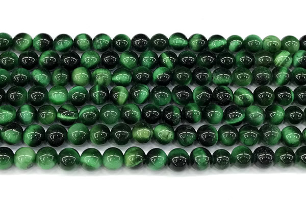 CTE2404 15 inches 6mm round green tiger eye beads