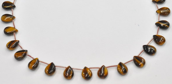 CTE25 teardrop 18*25mm yellow tiger eye beads Wholesale