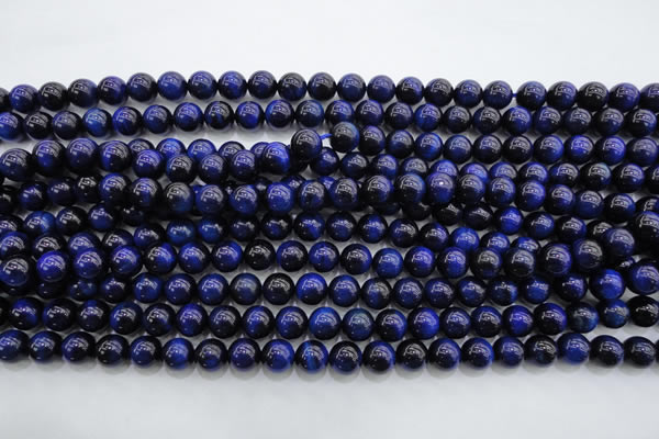 CTE416 15.5 inches 8mm round blue tiger eye beads wholesale