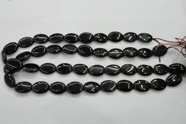CTE75 15.5 inches 13*18mm oval blue tiger eye gemstone beads