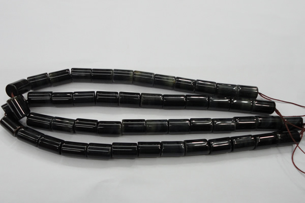 CTE78 15.5 inches 10*16mm column blue tiger eye gemstone beads