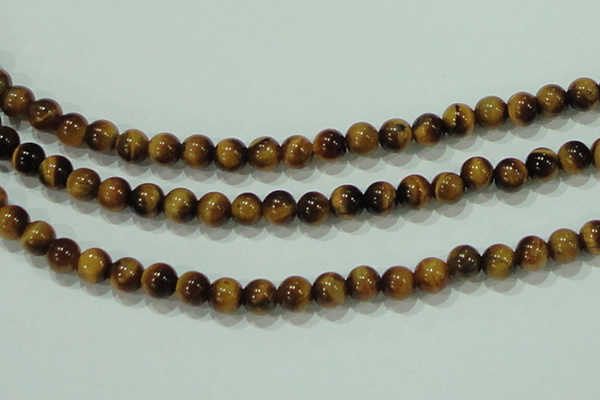 CTG02 15.5 inches 4mm round tiny tigers eye beads wholesale