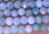 CTG1308 15.5 inches 3mm faceted round amazonite beads wholesale