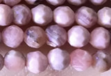 CTG1323 15.5 inches 4mm faceted round rhodochrosite beads wholesale