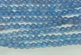 CTG137 15.5 inches 3mm round tiny blue agate beads wholesale