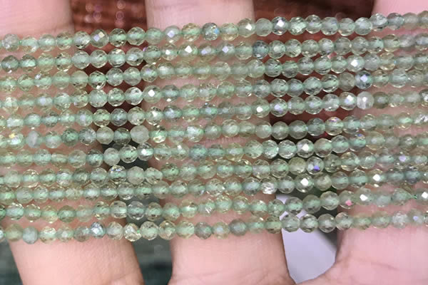 CTG1411 15.5 inches 2mm faceted round peridot beads wholesale