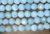 CTG1421 15.5 inches 2mm faceted round larimar beads wholesale