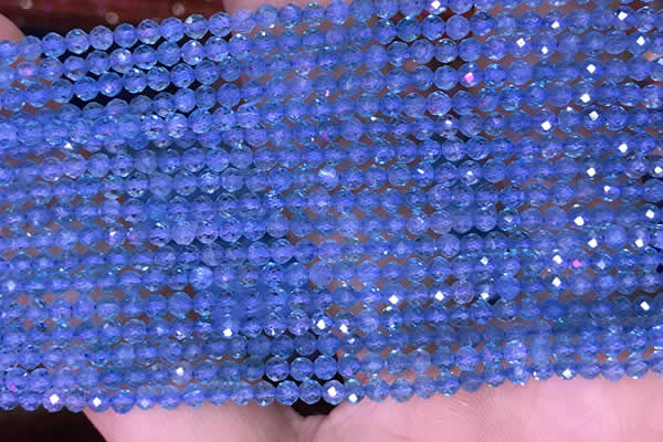 CTG1662 15.5 inches 2.5mm faceted round tiny apatite beads