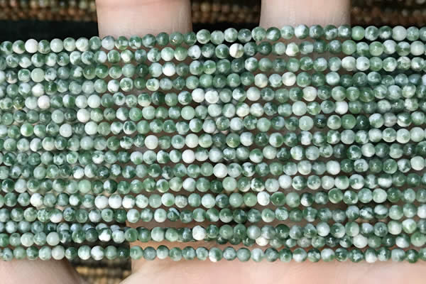 CTG2008 15 inches 2mm,3mm Qinghai jade beads